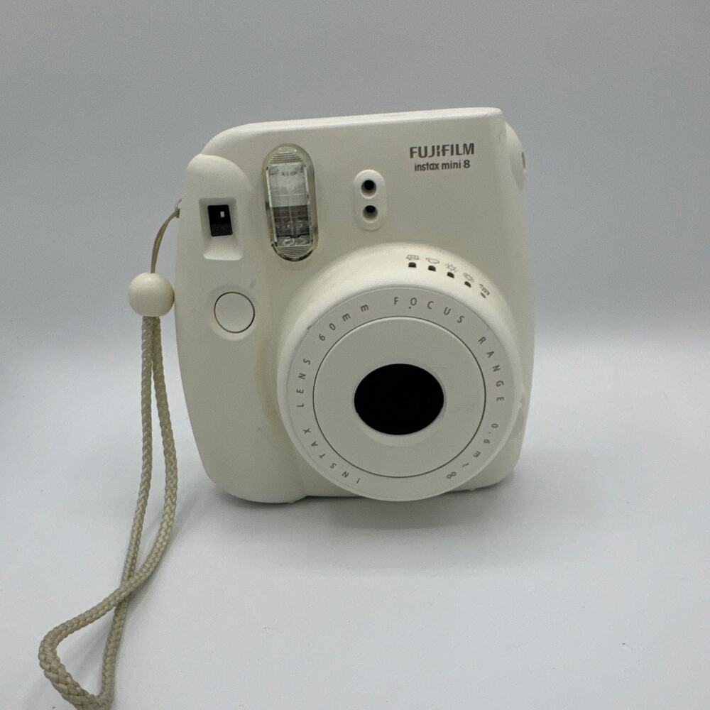 Fujifilm Instax Mini 8 Mini Instant Film Camera, White